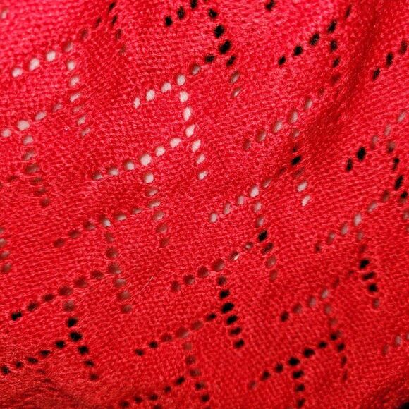 Red & Forest Green Infinity Scarf & Chunky Knit scarf – Holiday Ready!  2 for 1 - Picture 3 of 5